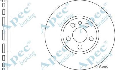 APEC BRAKING dsk2205 -  Тормозной диск